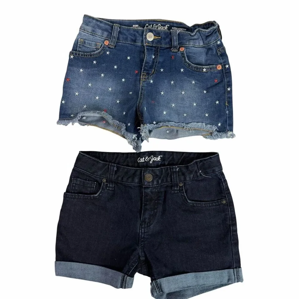 Cat & Jack size 7/8 Shorts, Skort, Tops